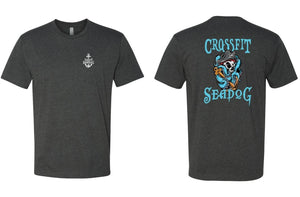 Seadog Pirate T Shirt Charcoal