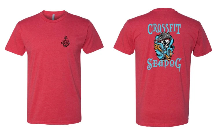 Seadog Pirate T Shirt Red