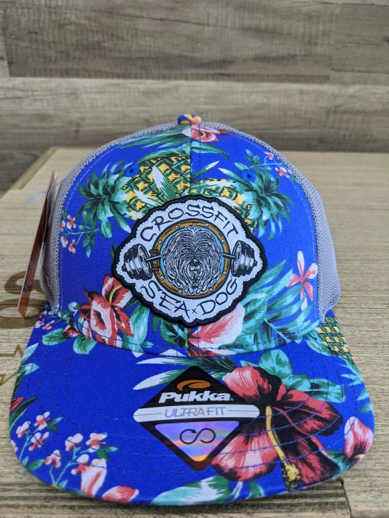 Sea Dog Blue Floral Hat