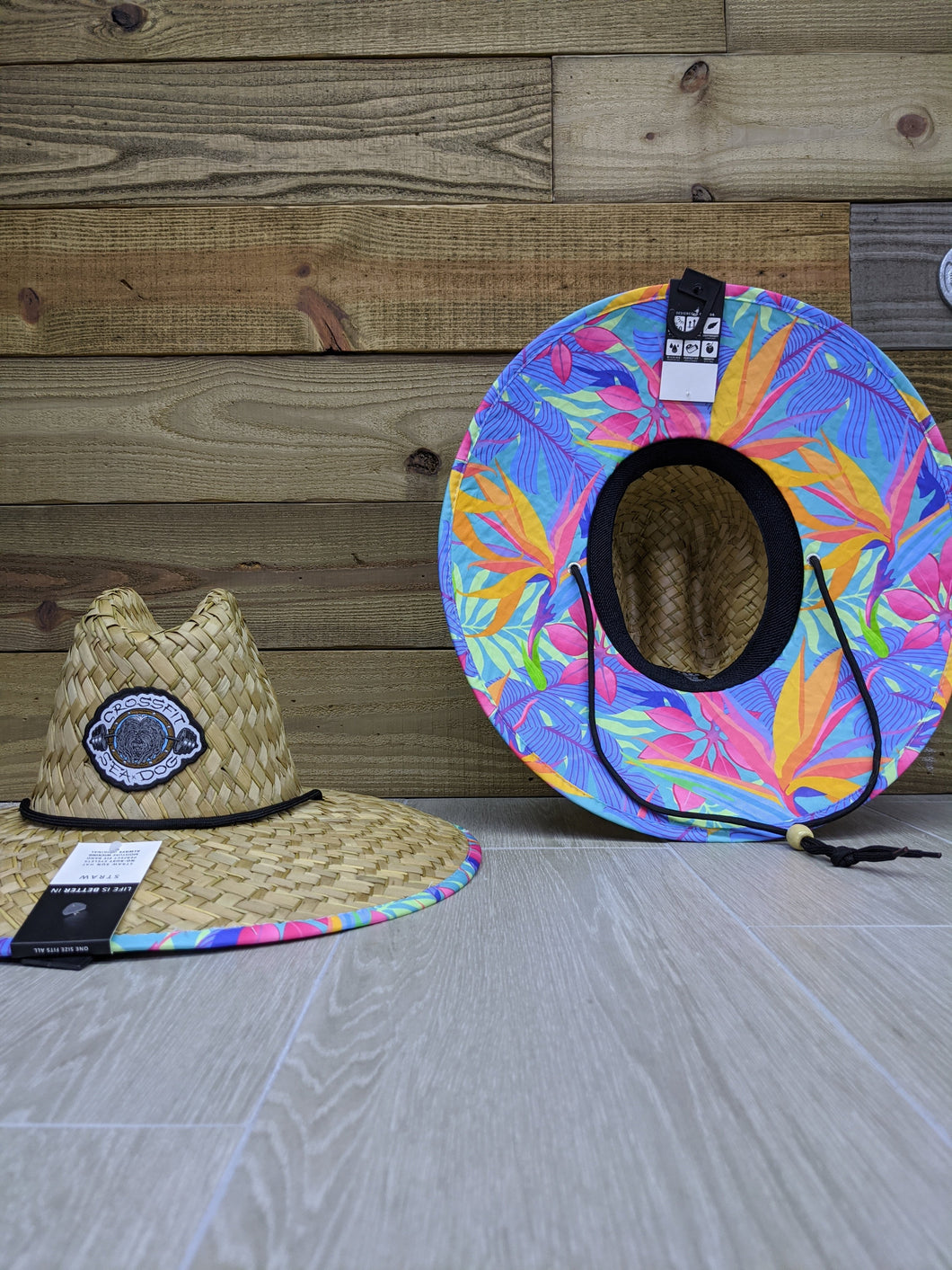 Sea Dog Floral Straw Hat