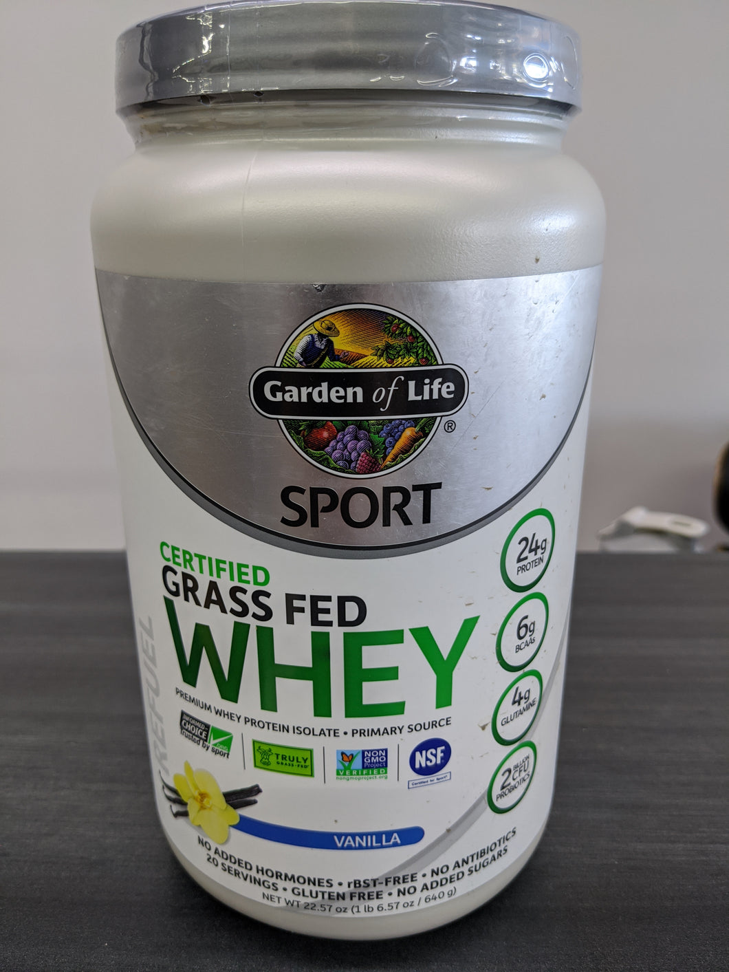 Garden of Life Grass Fed Whey Vanilla