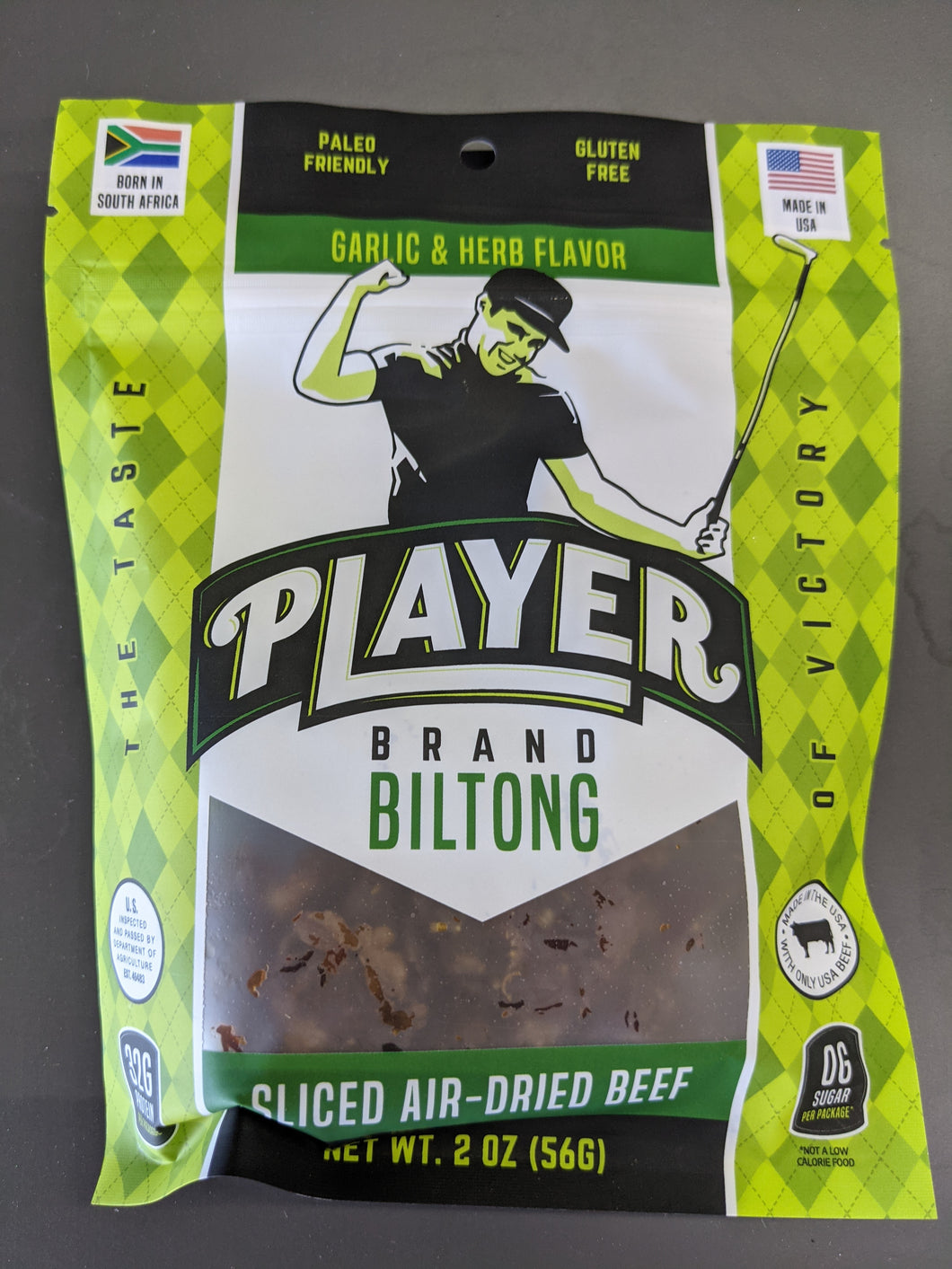 Player Biltong Garlic and Herb